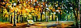 IN THE OLD PARK by Leonid Afremov